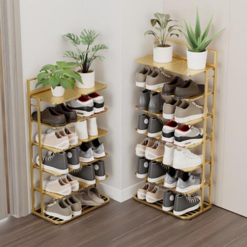 Steel Shoes Rack Organizer for storage stoving varnish PC