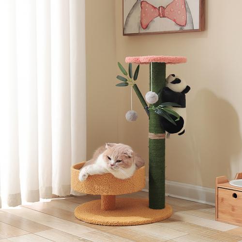 Sisal Hemp & Plush Cat Climbing Frame hardwearing PC