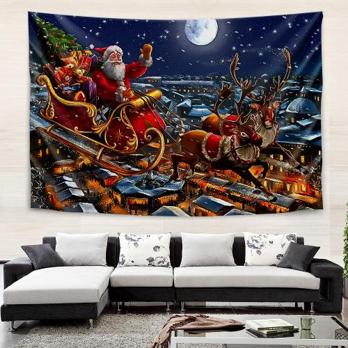 Polyester Tapestry for home decoration & christmas design printed PC