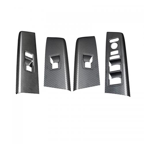 23 Honda CRV Window Control Switch Panel Cover four piece Carbon Fibre texture Sold By Set