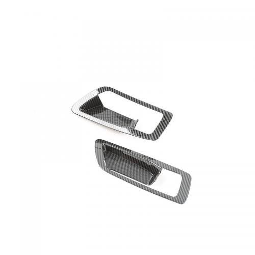 For 22 Sienna Car Door Handle Protector, two piece, Carbon Fibre texture, Sold By Set