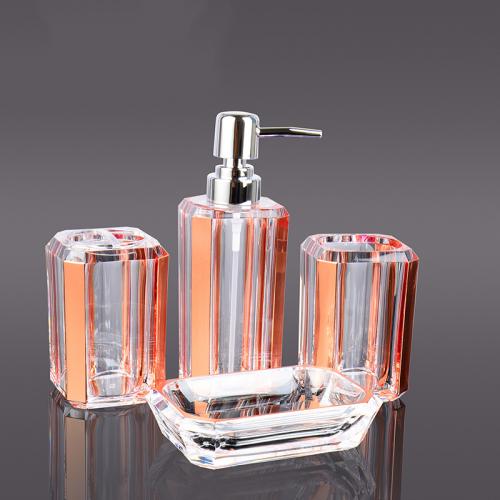 Acrylic Washing Set four piece Set