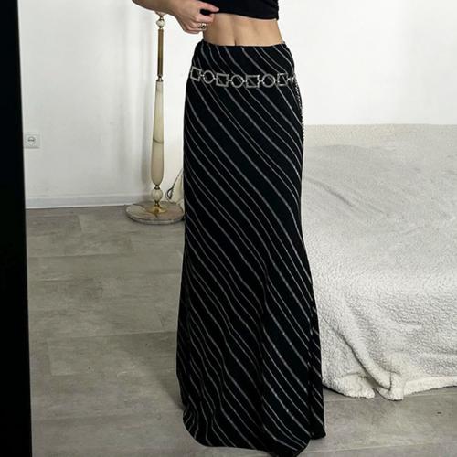 Spandex & Polyester Jupe maxi Noir pièce