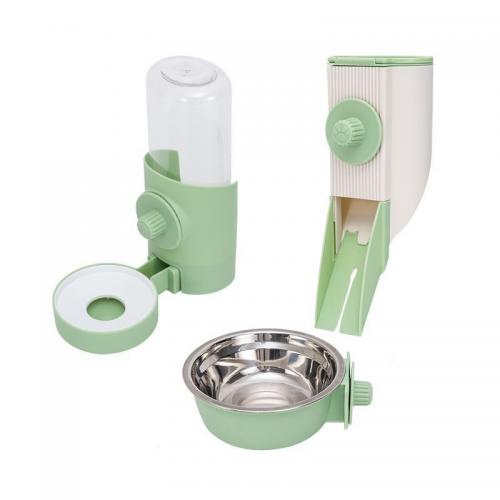 Polypropylene-PP & Stainless Steel Pet Bowl hardwearing Solid PC