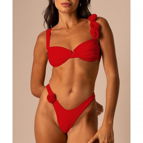 Polyamide Bikini & two piece & padded Solid Set