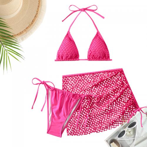 Spandex & Poliestere Bikiny Pevné Rosa Nastavit