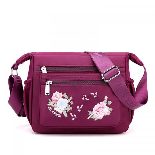 Nylon Crossbody Tas Bloemen meer kleuren naar keuze stuk