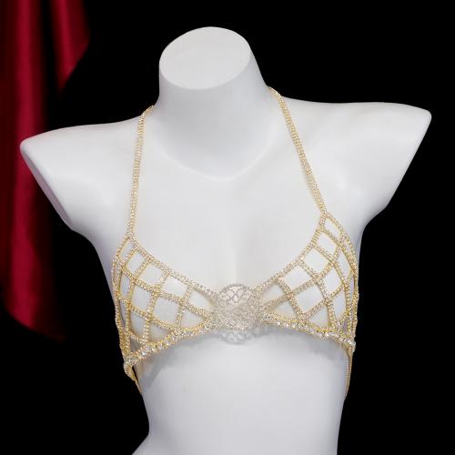 Zinc Alloy Easy Matching Body Chain with rhinestone PC