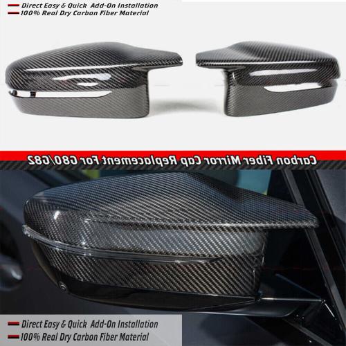 For 21-24 BMW Carbon Fibre Rear View Mirror Cover durable hardwearing Sold By Set