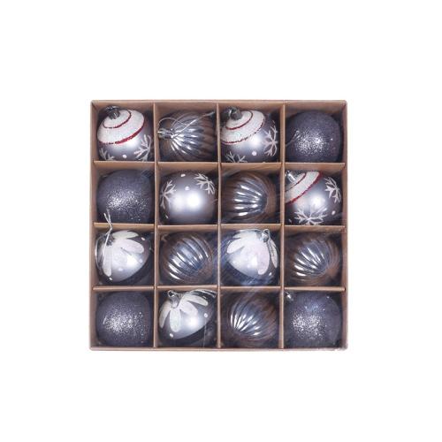 PVC Christmas Tree Hanging Decoration sixteen piece Box