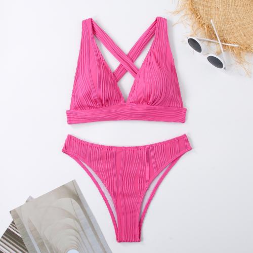 Polyester Bikini plus de couleurs pour le choix Ensemble