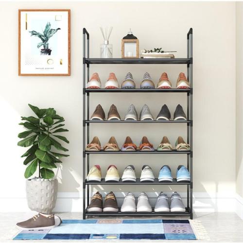 Stalen buis & Polypropyleen-PP Schoenen Rack Organizer stuk