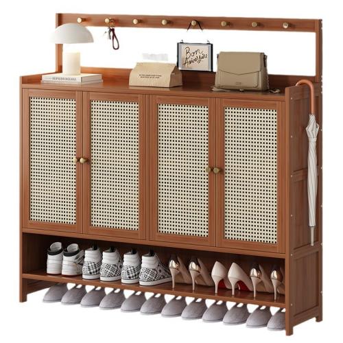 Moso Bamboe & Rotan Schoenen Rack Organizer Solide meer kleuren naar keuze stuk