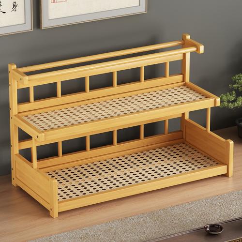 Moso Bamboo & Plastic Shelf PC