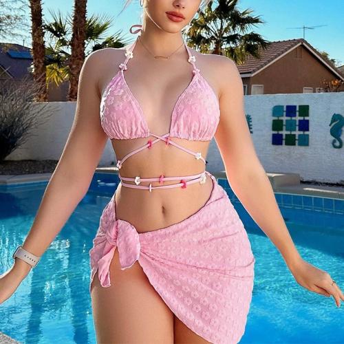 Polyester Bikini Solide plus de couleurs pour le choix Ensemble