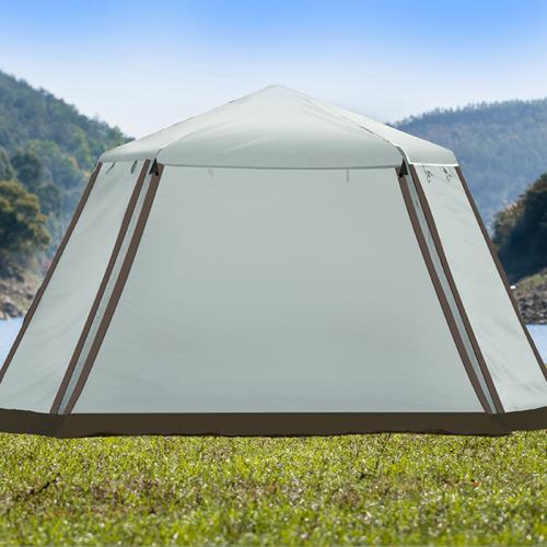 Black Polyester & Oxford Waterproof Tent portable & sun protection Aluminum PC