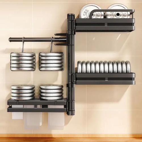 Carbon Steel Wall Shelf  Solid black PC