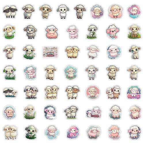 Pressure-Sensitive Adhesive & PVC Decorative Sticker for home decoration & durable & sun protection & waterproof mixed pattern mixed colors Bag