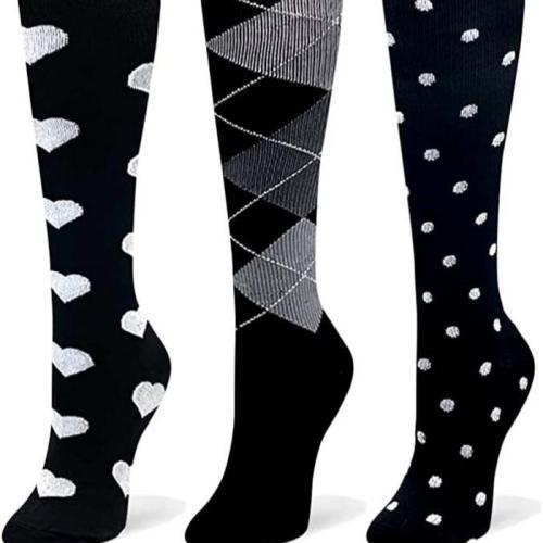 Polyamide Unisex Sport Socks & antibacterial & sweat absorption & anti-skidding printed Bag