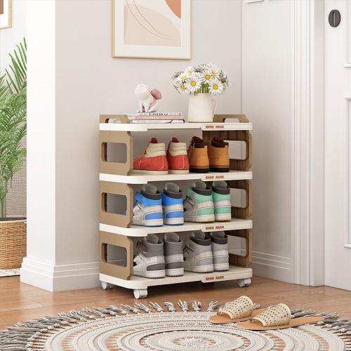 Plastic foldable Shoes Rack Organizer durable PC