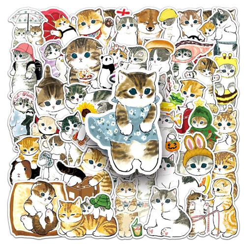 PVC Rubber DIY & Waterproof Decorative Sticker Cute mixed pattern Set