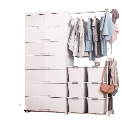 Polypropylène-PP Tissu Storge Rack Blanc pièce