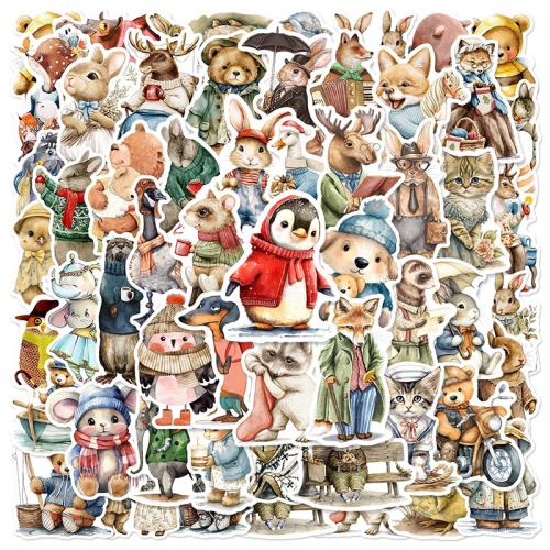 PVC Rubber DIY & Waterproof Decorative Sticker Cute mixed pattern Set