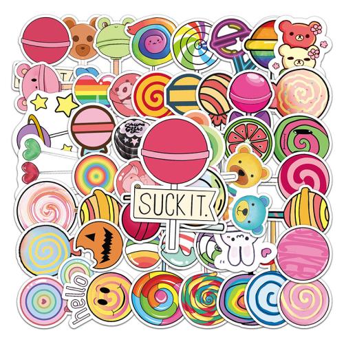 PVC Rubber DIY & Waterproof Decorative Sticker Cute mixed pattern Set