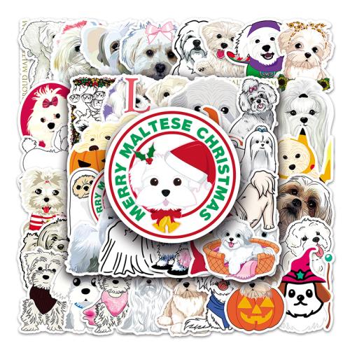 PVC Rubber DIY & Waterproof Decorative Sticker Cute mixed pattern Set