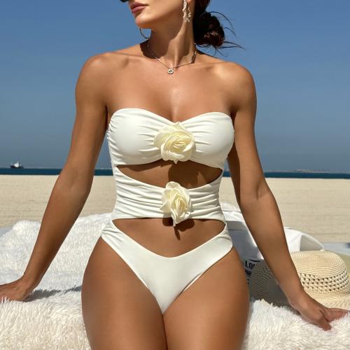 Polyester Monokini Solide plus de couleurs pour le choix pièce