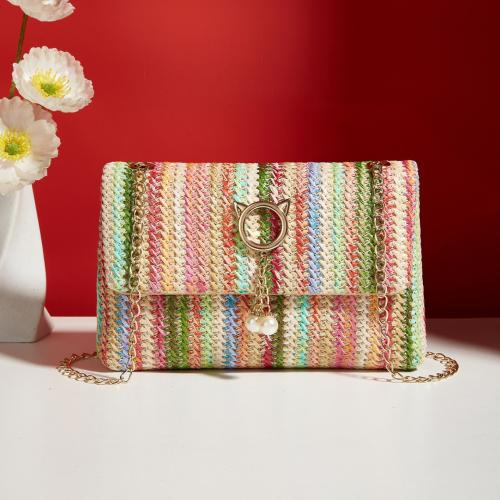 Paille Crossbody Bag multicolore pièce