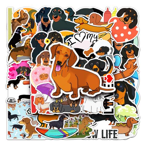 PVC Rubber DIY & Waterproof Decorative Sticker Cute mixed pattern Set