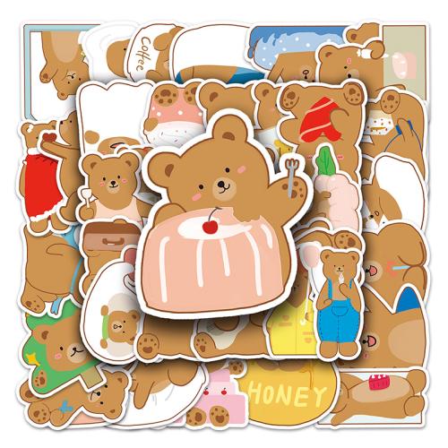 PVC Rubber DIY & Waterproof Decorative Sticker Cute mixed pattern PC