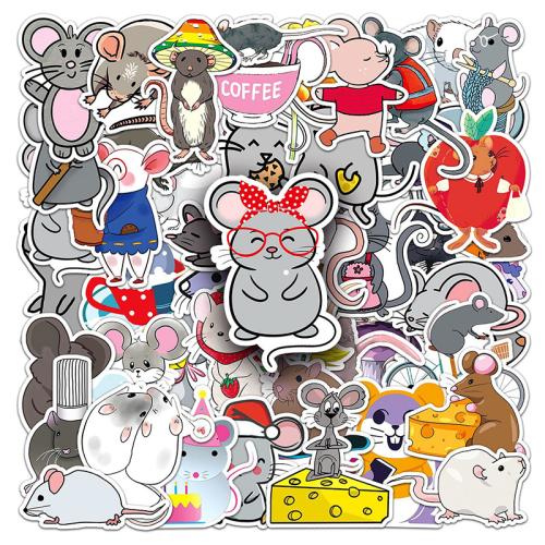 PVC Rubber DIY & Waterproof Decorative Sticker Cute mixed pattern Set