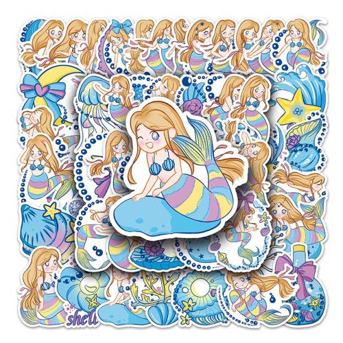 PVC Rubber DIY & Waterproof Decorative Sticker Cute mixed pattern Set