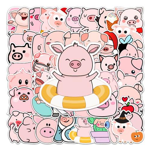 PVC Rubber DIY & Waterproof Decorative Sticker Cute mixed pattern PC