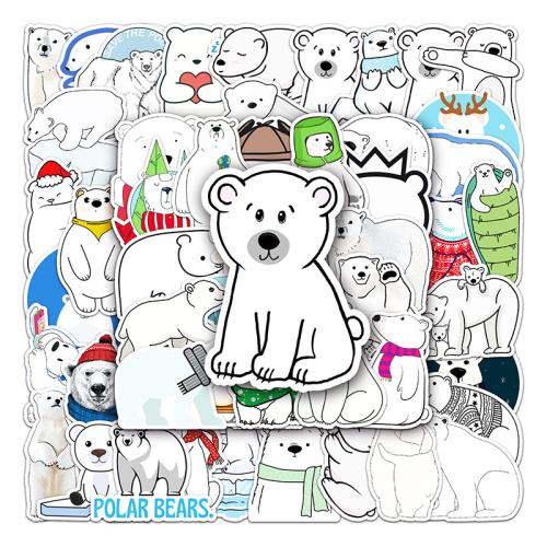 PVC Rubber DIY & Waterproof Decorative Sticker Cute mixed pattern Set