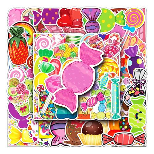 PVC Rubber DIY & Waterproof Decorative Sticker Cute mixed pattern Set