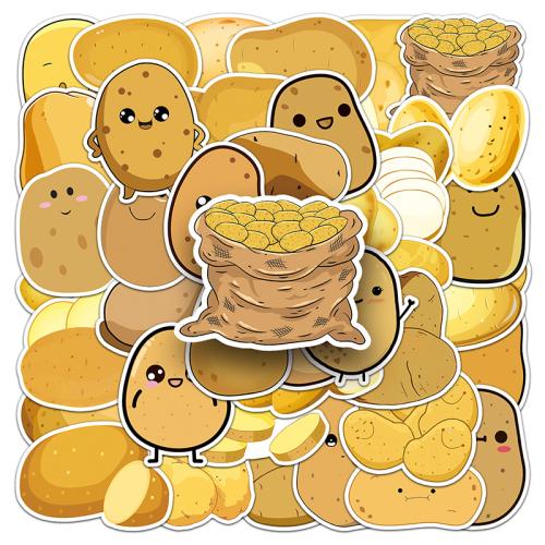 PVC Rubber DIY & Waterproof Decorative Sticker Cute mixed pattern Set