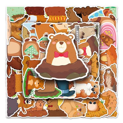 PVC Rubber DIY & Waterproof Decorative Sticker Cute mixed pattern Set