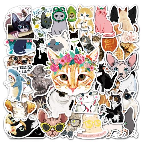 PVC Rubber DIY & Waterproof Decorative Sticker Cute mixed pattern Set