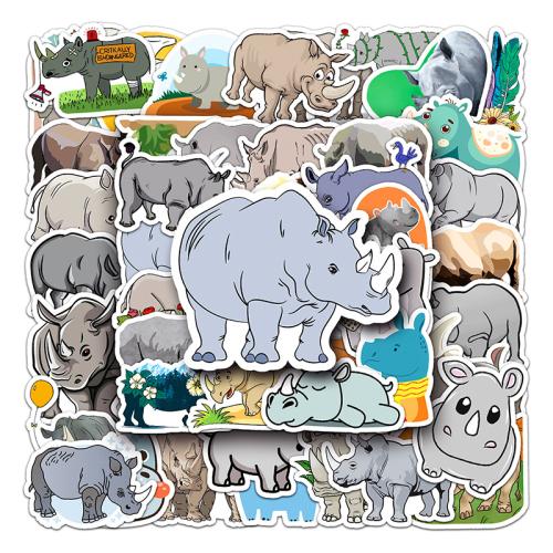 PVC Rubber DIY & Waterproof Decorative Sticker Cute mixed pattern Set