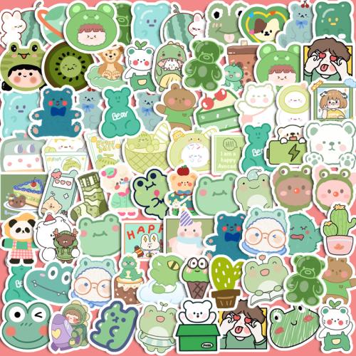 PVC Rubber DIY & Waterproof Decorative Sticker Cute mixed pattern Set