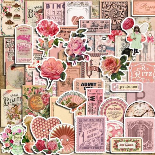 PVC Rubber DIY & Waterproof Decorative Sticker Cute mixed pattern Set