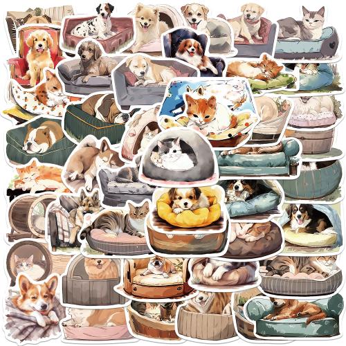 PVC Rubber DIY Decorative Sticker Cute & waterproof mixed pattern Set