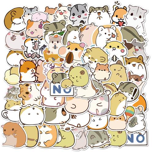 PVC Rubber DIY Decorative Sticker Cute & waterproof mixed pattern Set