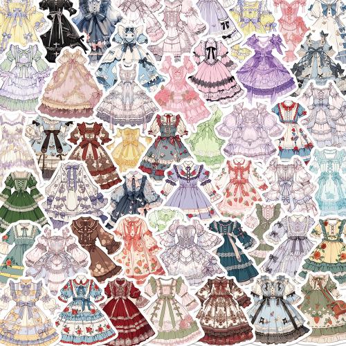 PVC Rubber DIY Decorative Sticker Cute & waterproof mixed pattern Bag