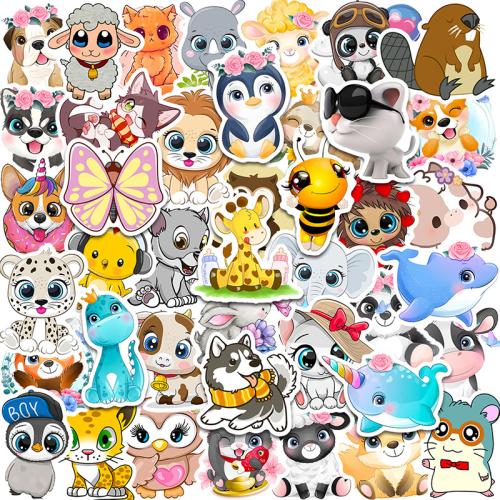 PVC Rubber DIY & Waterproof Decorative Sticker mixed pattern mixed colors Set