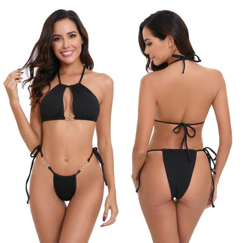 Polyester Bikini Zwarte Instellen