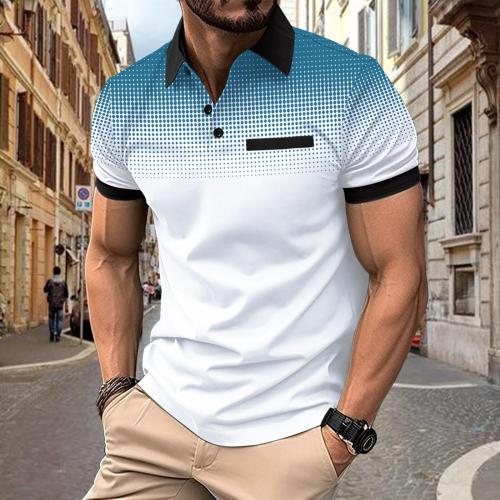 Poliéster & Algodón Camisa polo, impreso, más colores para elegir,  trozo